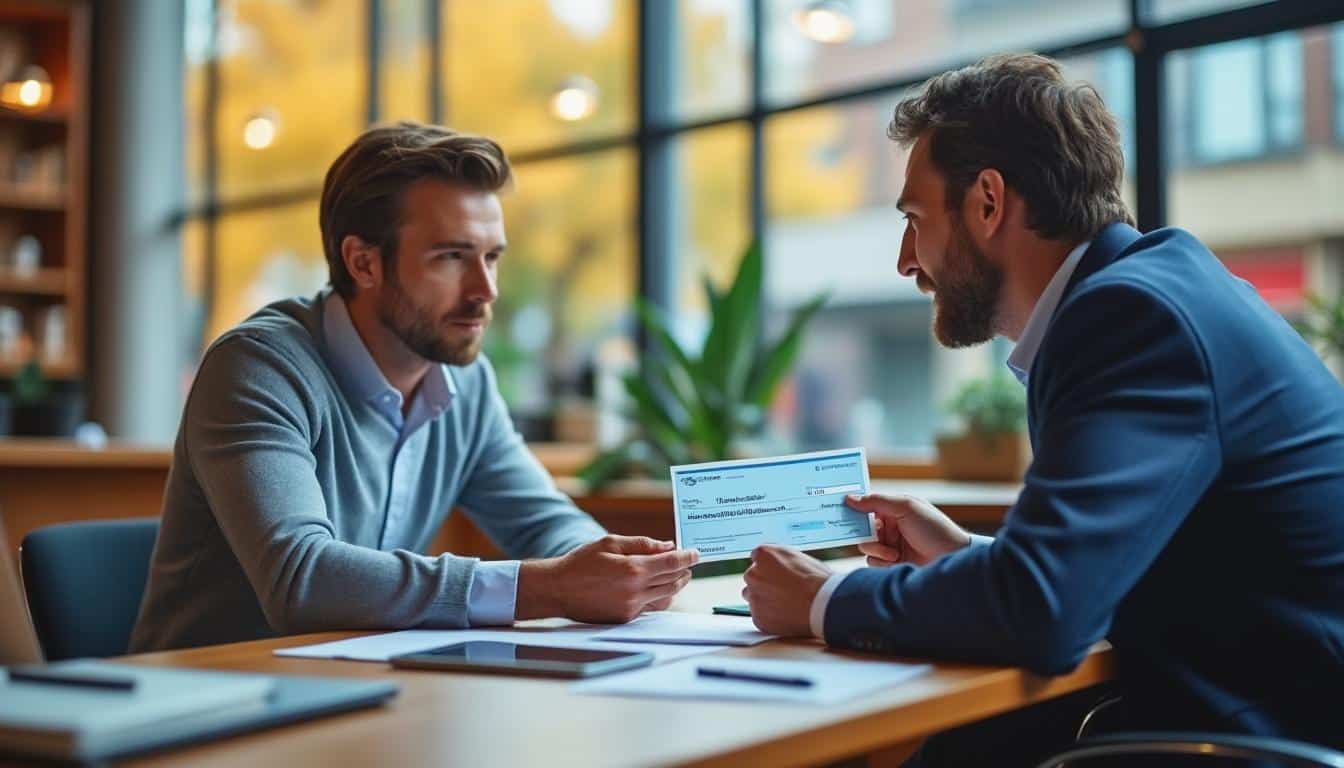 Illustration: Comprendre ce qu’est un chèque de banque et son rôle dans la sécurité des paiements