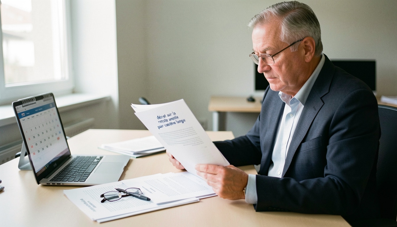 Décret sur la retraite anticipée pour carrière longue